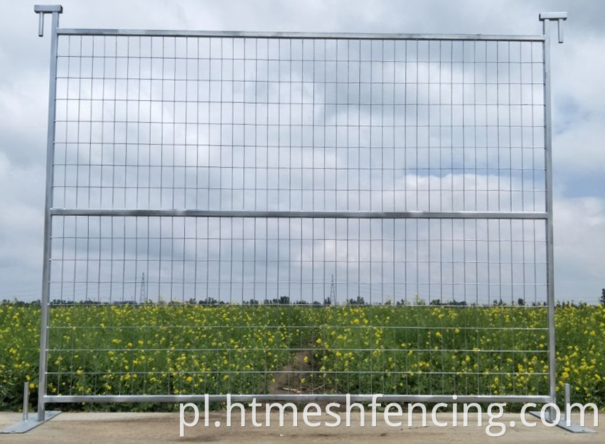 1,8 m*2,5 mm tymczasowe ogrodzenie zdejmowane Australia konstrukcja przenośne ogrodzenie tymczasowe